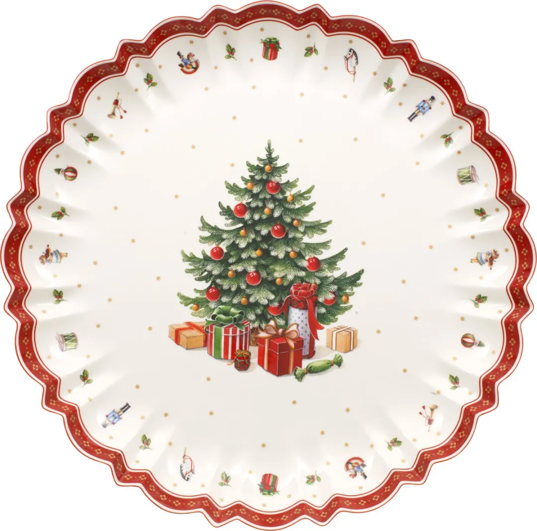 Villeroy & Boch Toy's Delight Serveerschaal - Rood - ø 44 cm