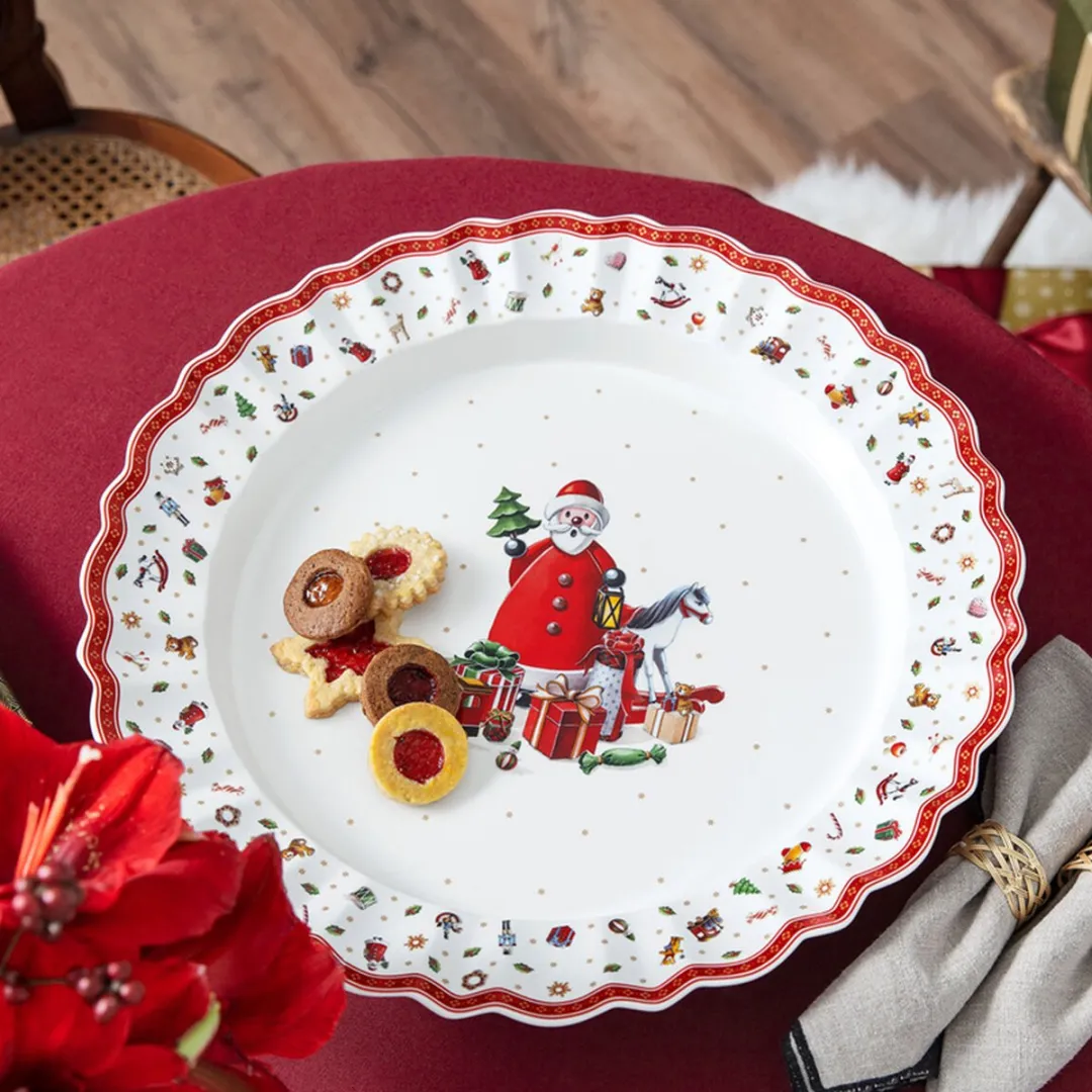 Villeroy & Boch Toy's Delight Serveerschaal - Rood - ø 44 cm