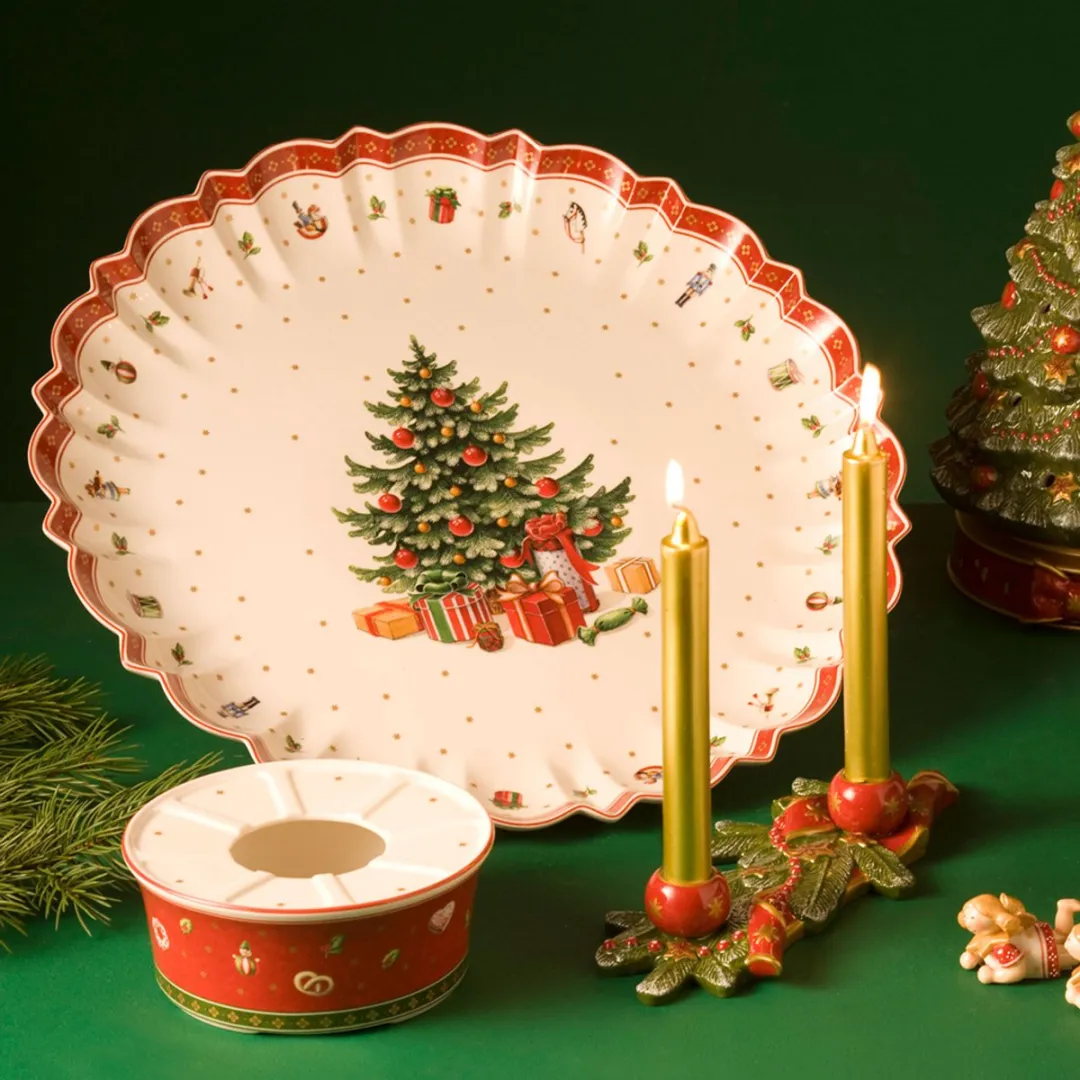 Villeroy & Boch Toy's Delight Serveerschaal - Rood - ø 44 cm