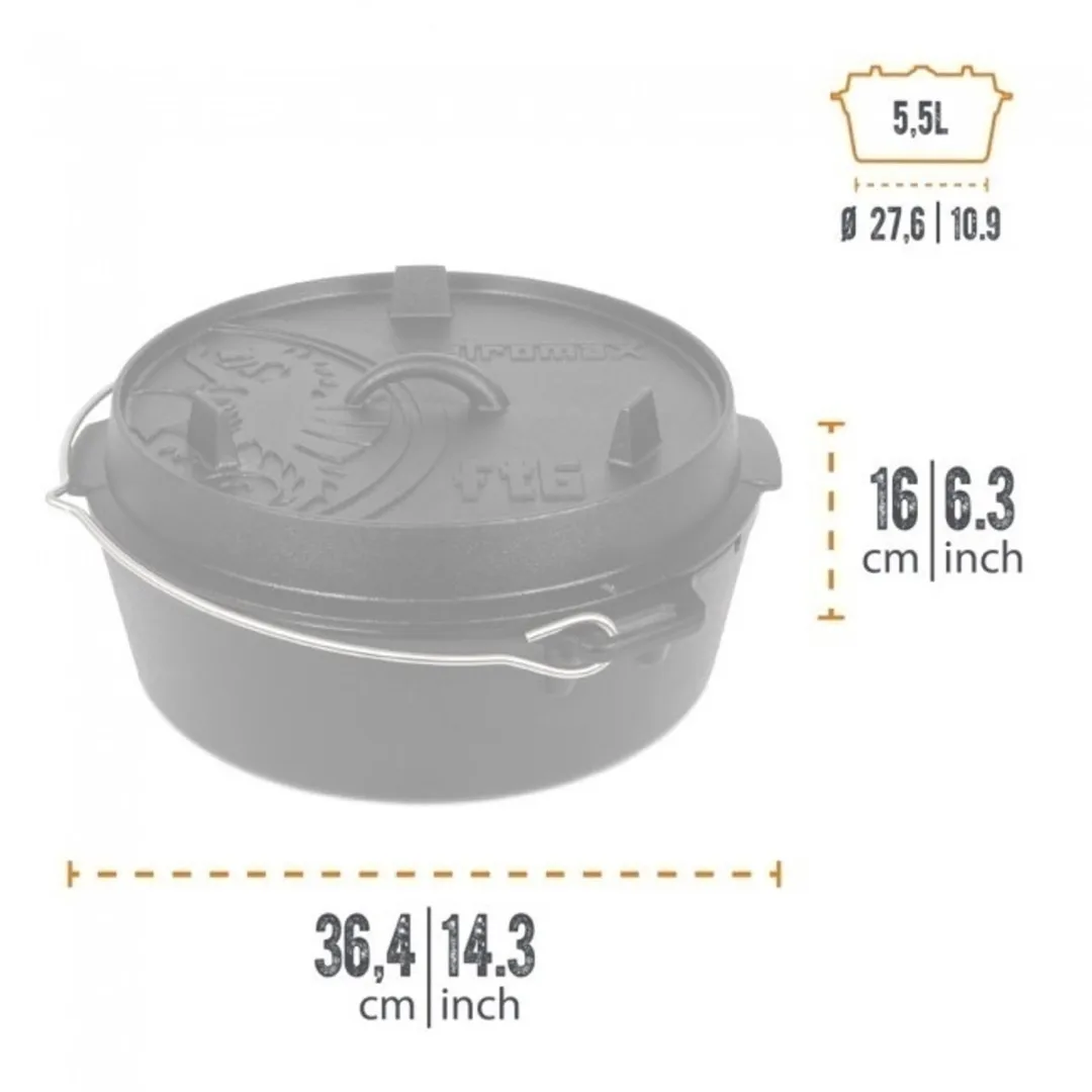 Petromax Dutch Oven FT6 - 33cm - Zwart