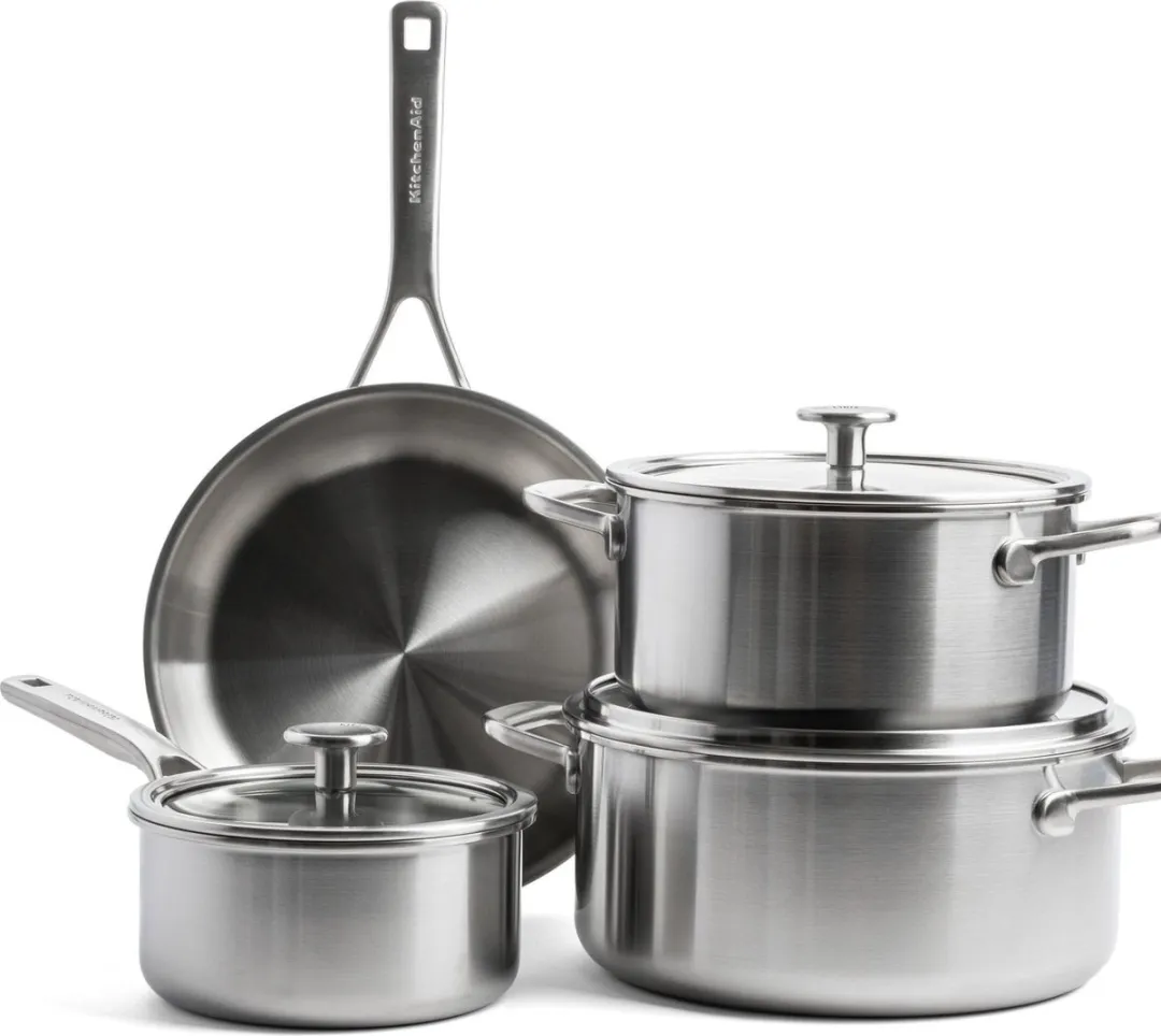 KitchenAid Multi-Ply Kookpannen Set 4-delig