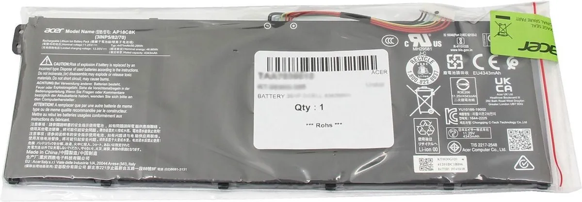 Acer AP18C4K Accu - 50,29Wh - 11,25V