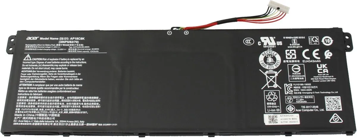 Acer AP18C4K Accu