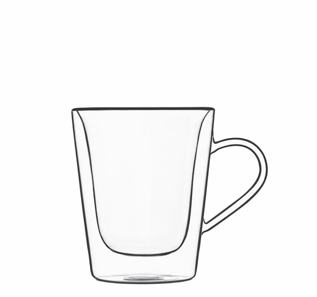 Luigi Bormioli BIA08881-G41 Dubbelwandig Espresso Glas - 12cl - Set van 2