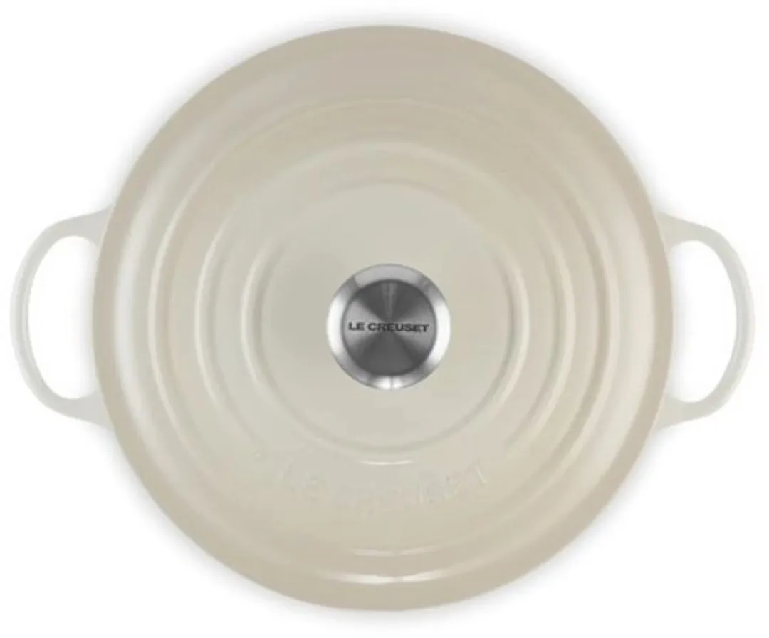 Le Creuset Marmite Signature 28cm Meringue - 4.9L