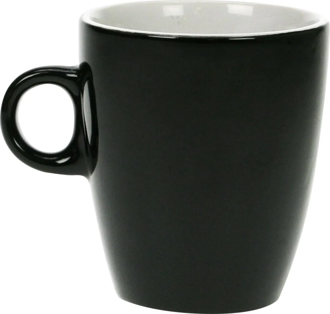 Cosy&Trendy Vicky Beker 19cl - Zwart - Set van 6