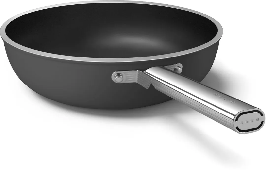 Smeg WOF3002BLM Wok 30cm - 6.6L - Zwart