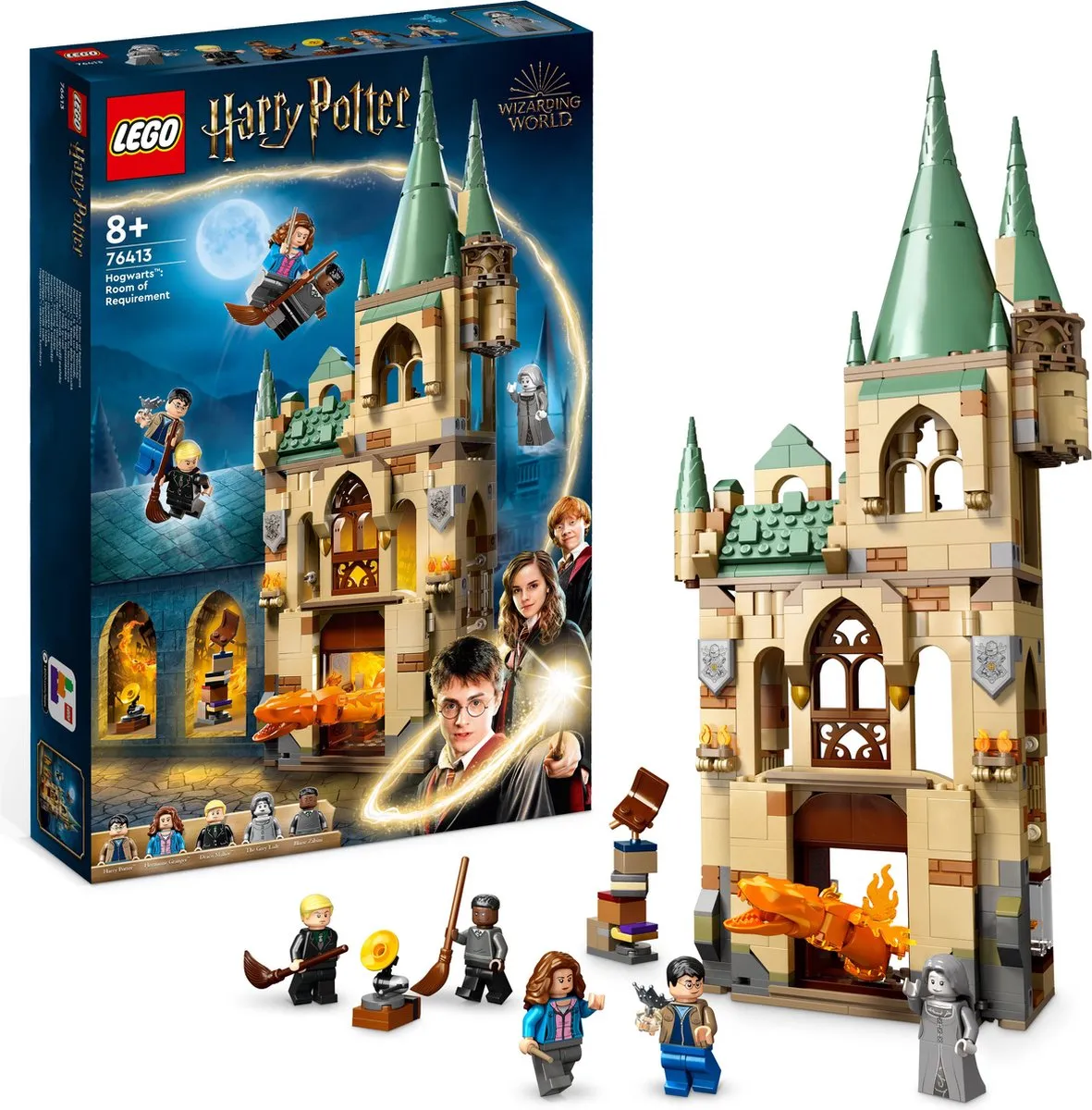 LEGO Harry Potter Zweinstein Kamer van Hoge Nood 76413 - 587 Stukken