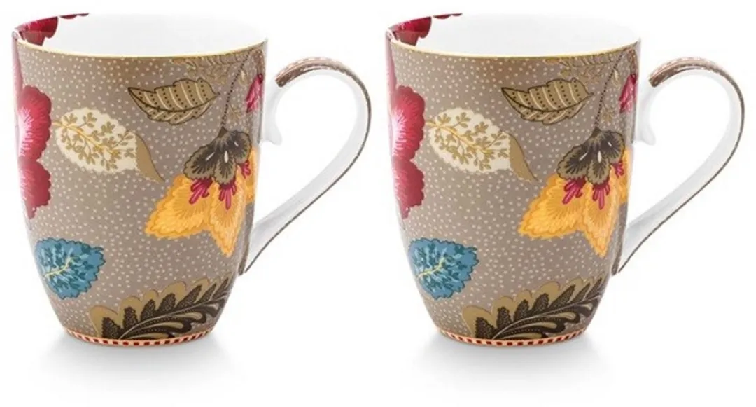Pip Studio Blooming Tales Fantasy Mok 365ml - 2 Stuks