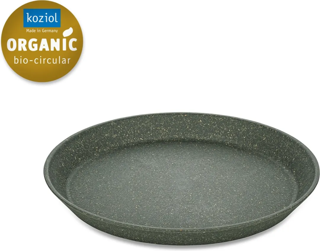 Koziol Connect Plate Rond Bord 21cm - 4 Stuks - Grijs
