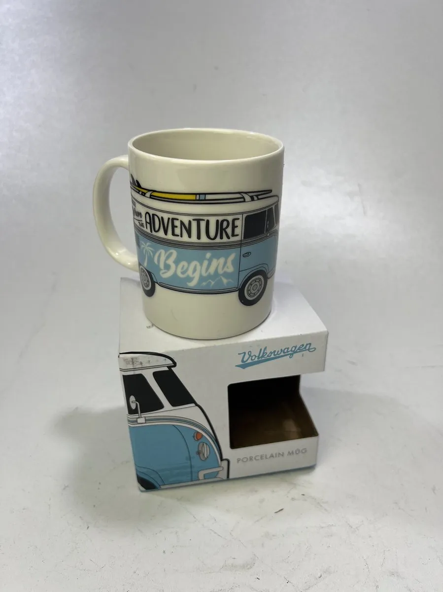 Volkswagen T1 Bulli Mok - 9cm - 300ml - Blauw - afbeelding 6 van 6