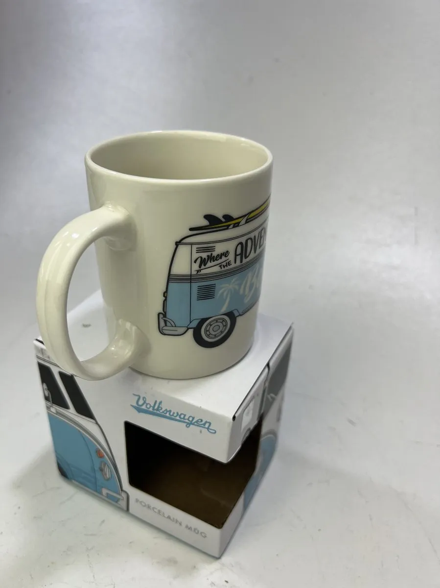 Volkswagen T1 Bulli Mok - 9cm - 300ml - Blauw