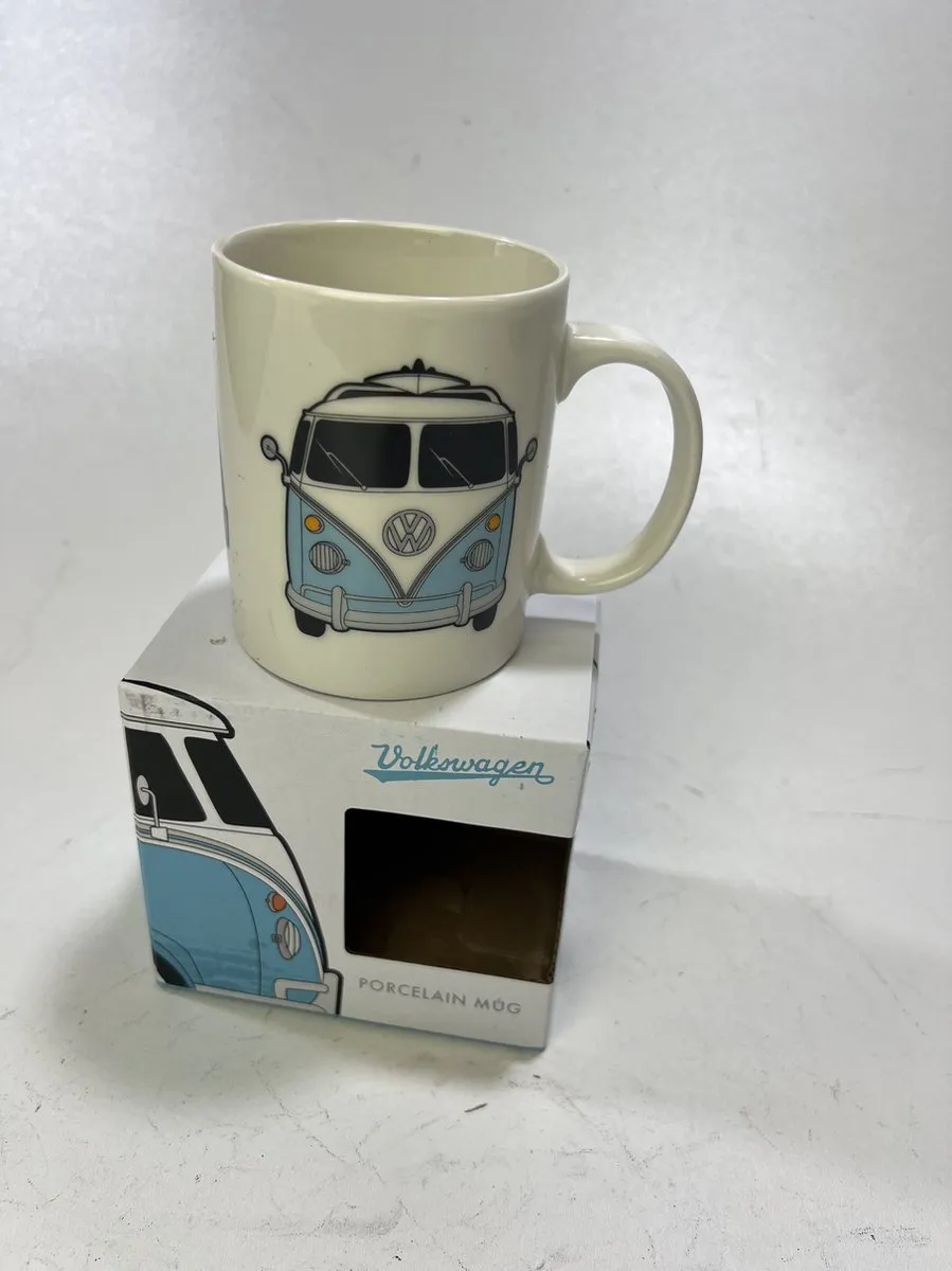 Volkswagen T1 Bulli Mok - 9cm - 300ml - Blauw