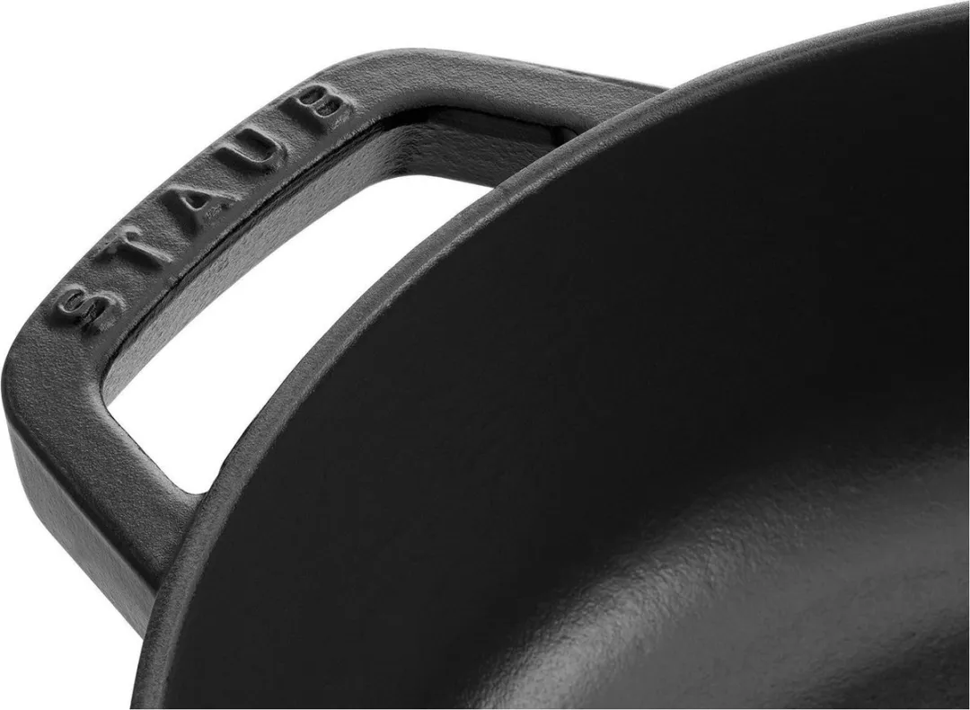 Staub Hapjespan Chistera - Zwart 28cm