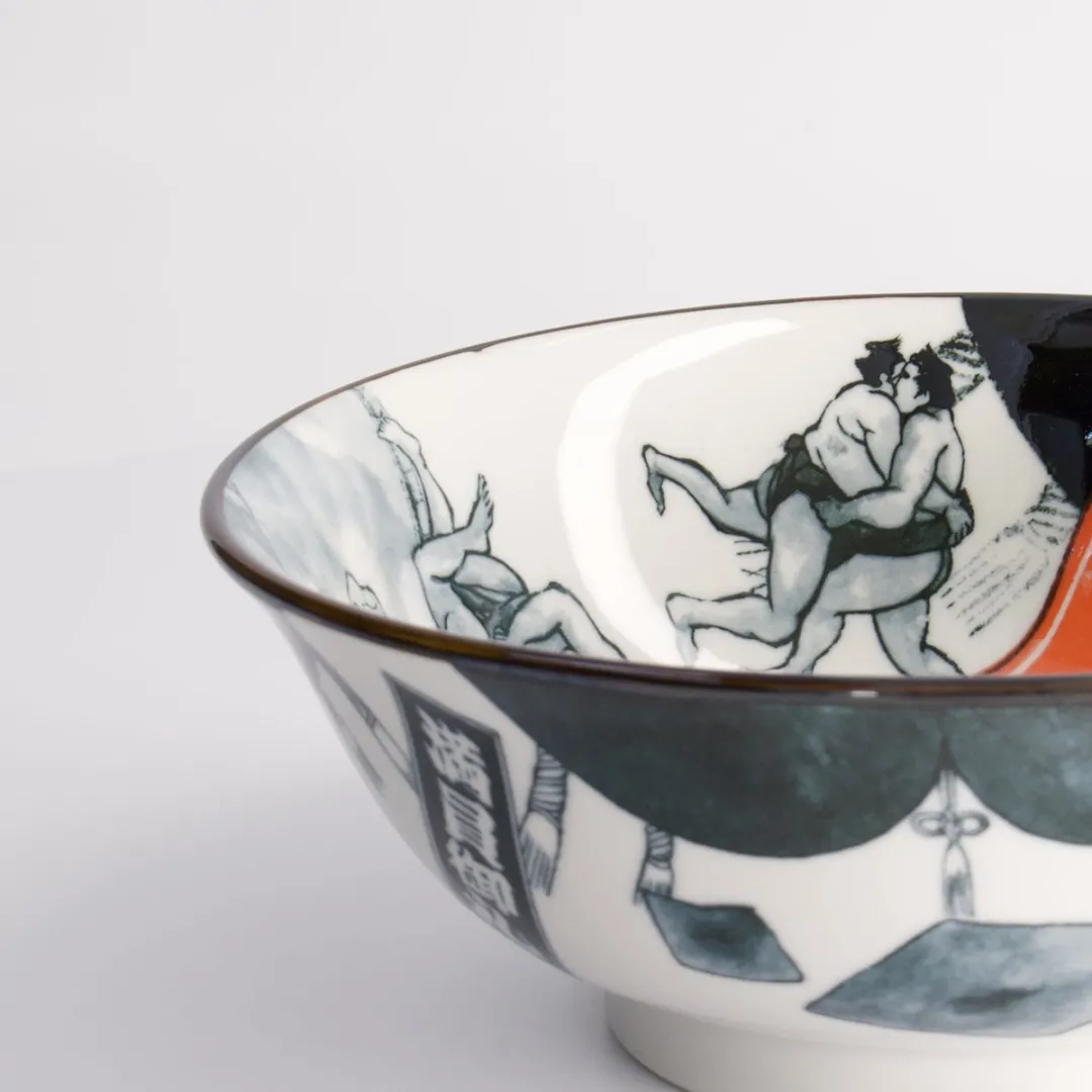 Tokyo Design Studio Asakusa Ramen Bowl Sumo 1250ml - 20.5x8cm