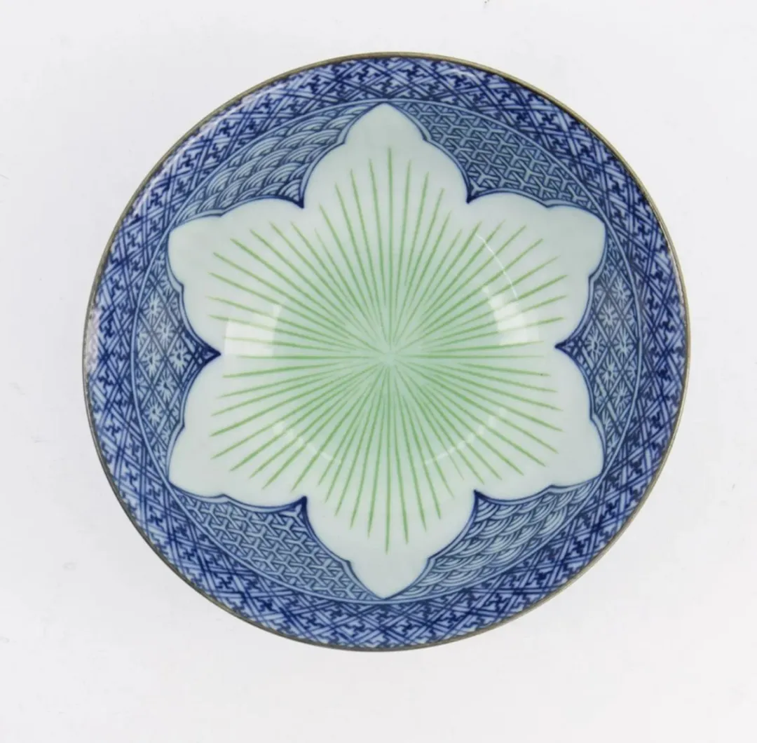 Tokyo Design Studio Shiling Oil Mixed Bowls 15.5cm - Blauw/Wit
