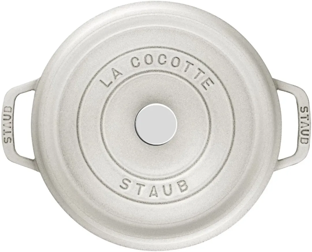 Staub Cocotte Rond 24cm - Wit
