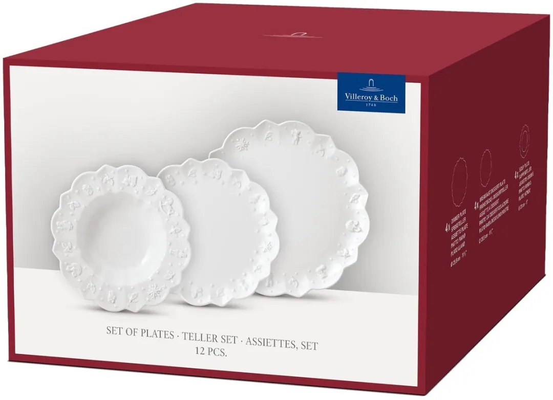 Villeroy & Boch Toy's Delight Royal Classic Serviesset 12-delig - Wit