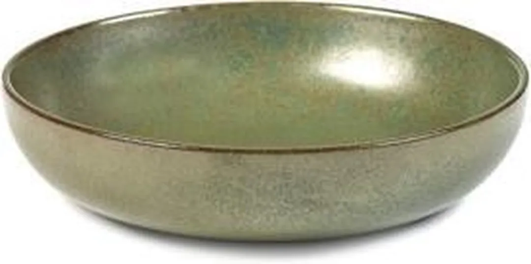 Serax Sergio Herman Surface Diep Bord CamoGroen 16cm