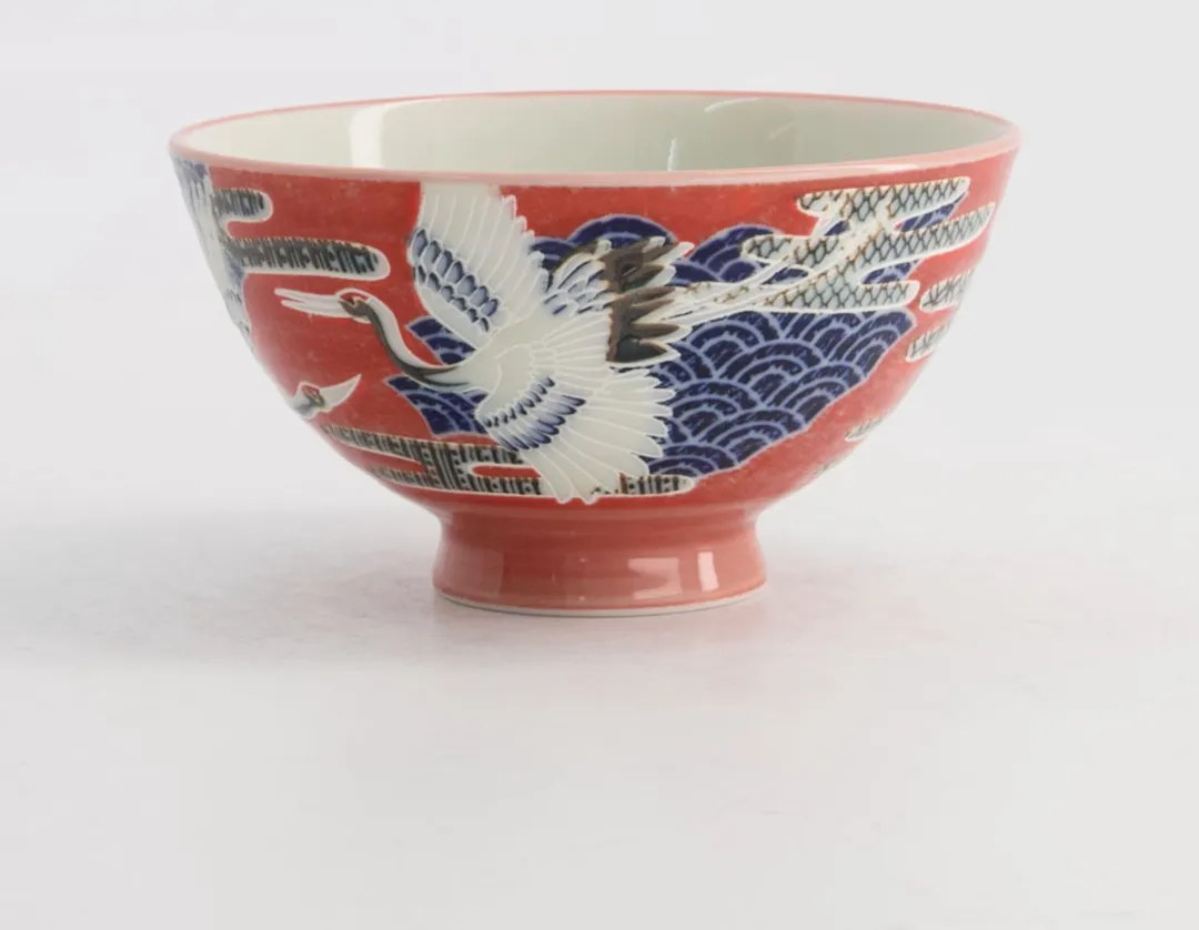 Tokyo Design Studio Kawaii Rijstkom Kraanvogel - 300ml - Rood