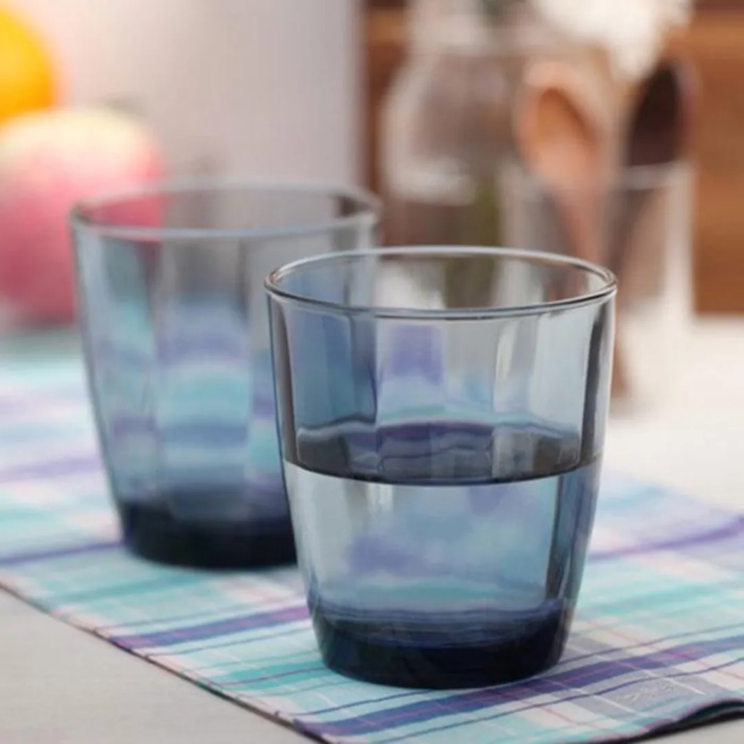 Bormioli Rocco Pulsar Waterglas 30cl - Blauw - Set van 6
