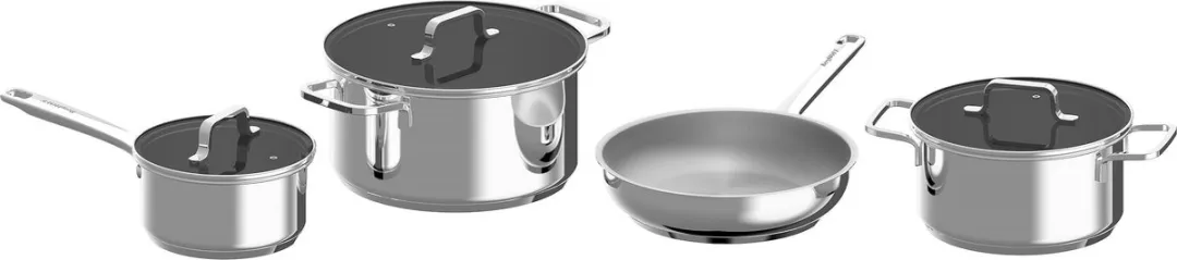 BergHOFF DiNA Helix 7-delige Kookpottenset - Metaal