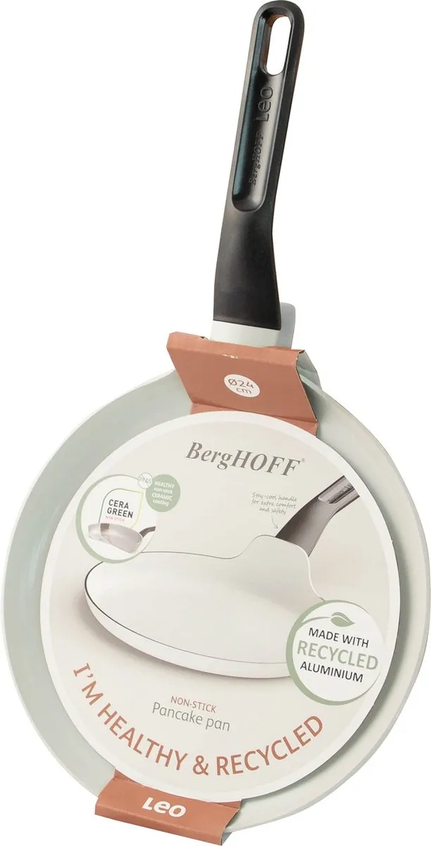 BergHOFF LEO Pannenkoekenpan 24cm - Wit - PFAS-vrij