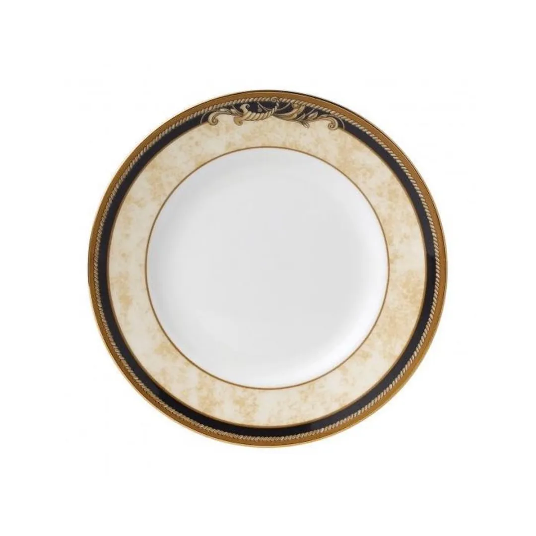 Wedgwood Cornucopia Gebaksbordje - 15 cm - Zwart
