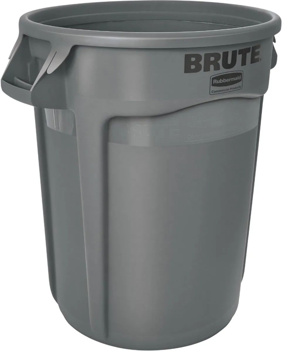 Rubbermaid Brute Deksel L642 - 121L - Ø56,5cm - Grijs