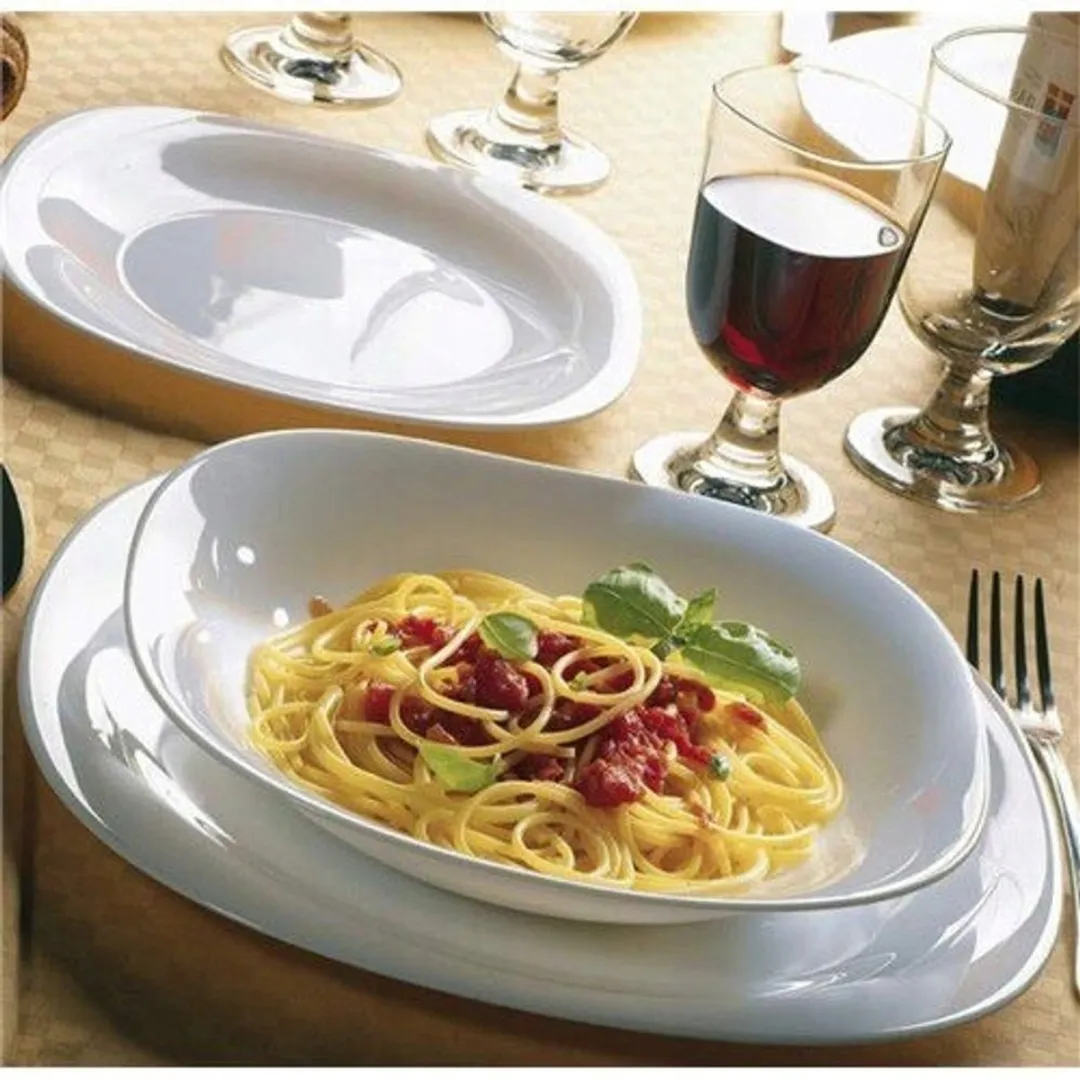Bormioli Rocco Parma Schaal Borden 6 Stuks - 27x27cm Wit