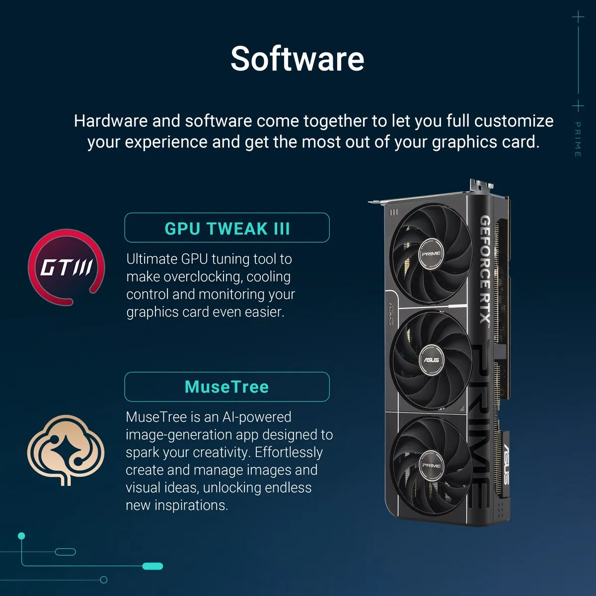 ASUS PRIME RTX 5080 16G Videokaart - 16GB GDDR7 - Zwart
