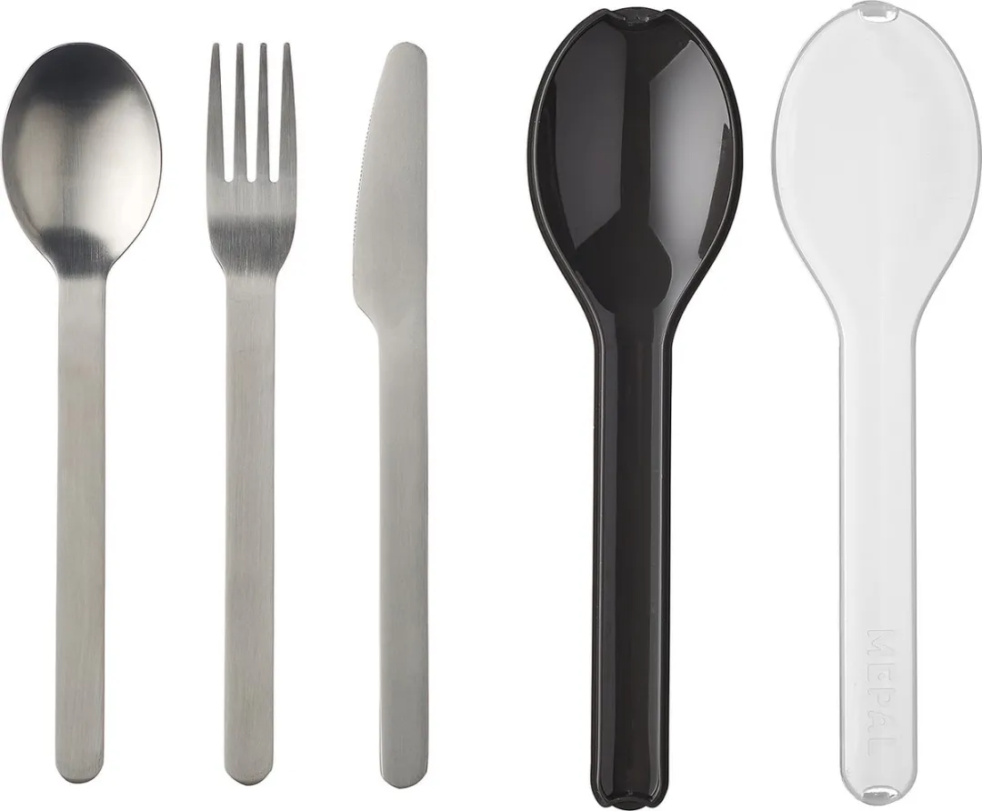 Mepal Ellipse Bestekset 3-delig Nordic black - 3 Stuks