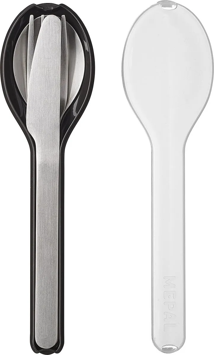 Mepal Ellipse Bestekset 3-delig Nordic black