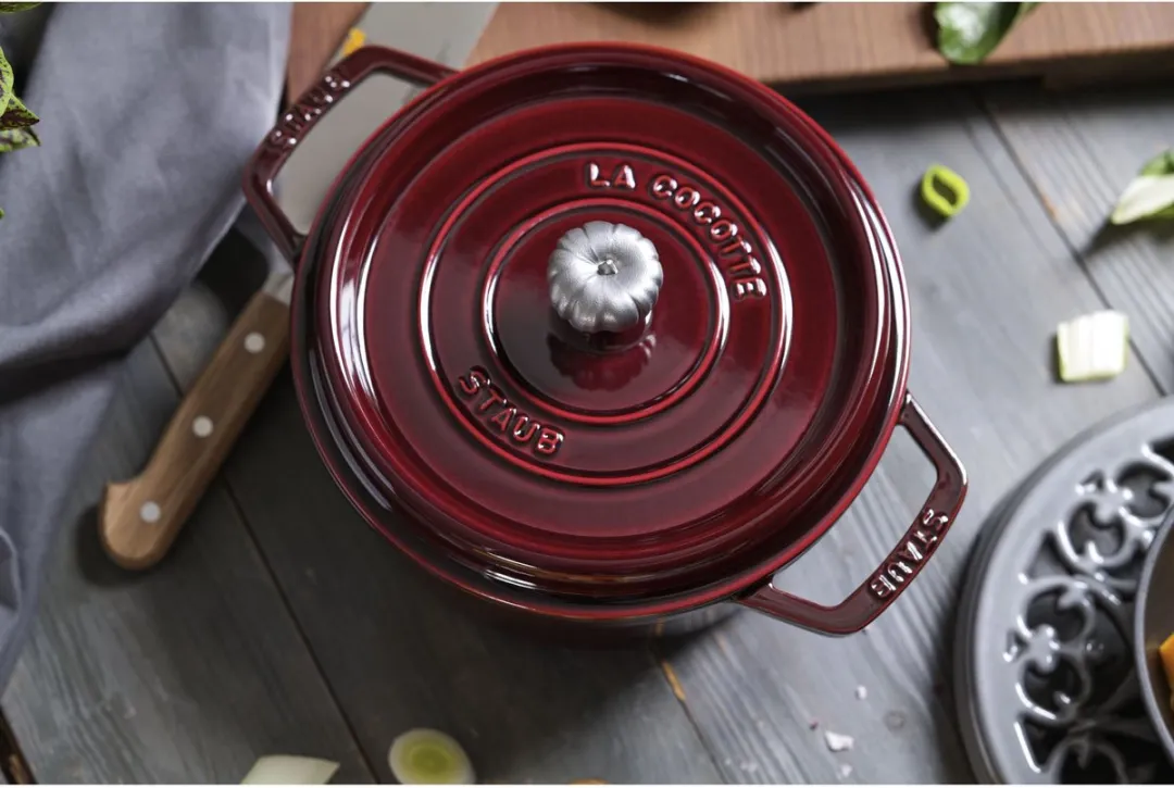 Staub Braadpan - Rond - 24 cm - Grenadine