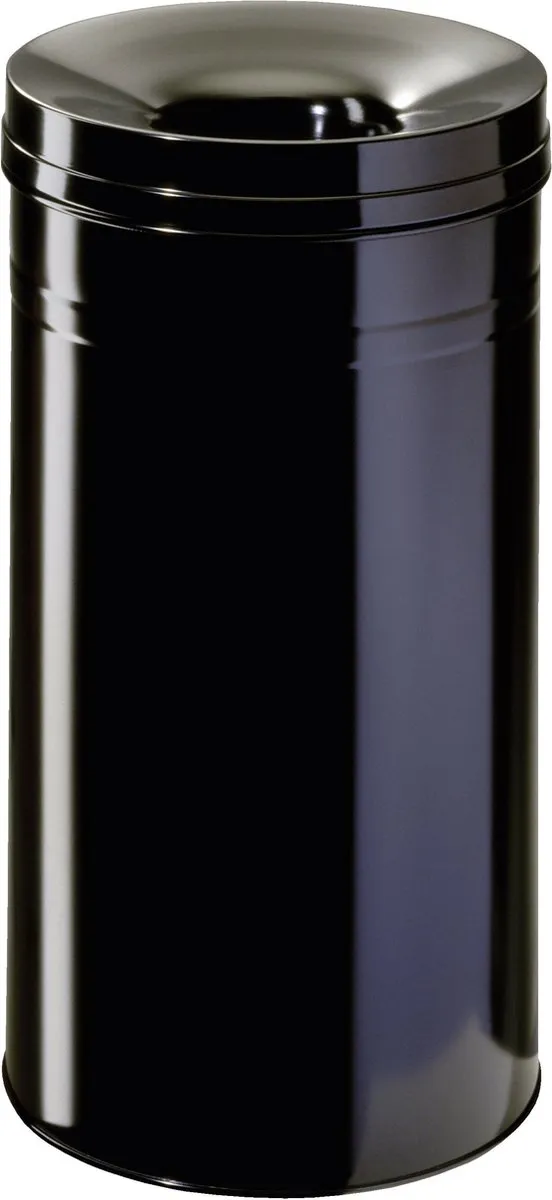 Durable Safe+ Vuilnisbak 30L - Brandveilig - Zwart