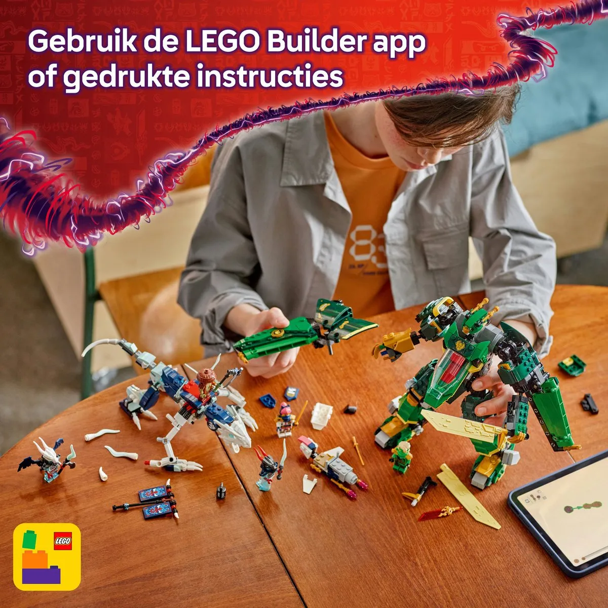 LEGO Ninjago Lloyds Vliegtuigmecha 71845 - 1112 Stukken - 5 Minifiguren