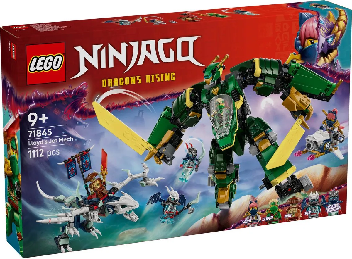 LEGO Ninjago Lloyds Vliegtuigmecha 71845 - 1112 Stukken - 5 Minifiguren