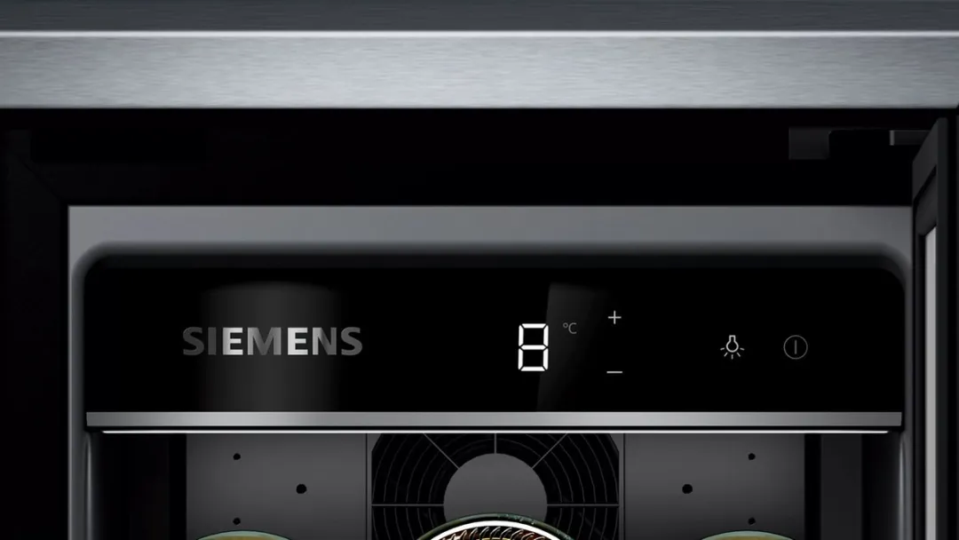 Siemens iQ500 KU20WVHF0 Inbouw Wijnkoeler - 21 Flessen - Zwart