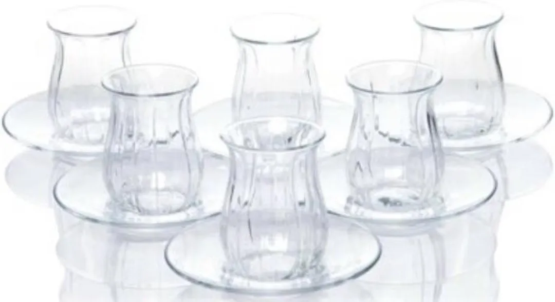 Pasabahce Linka Theeglazen Set 12-delig - 12cm - Transparant