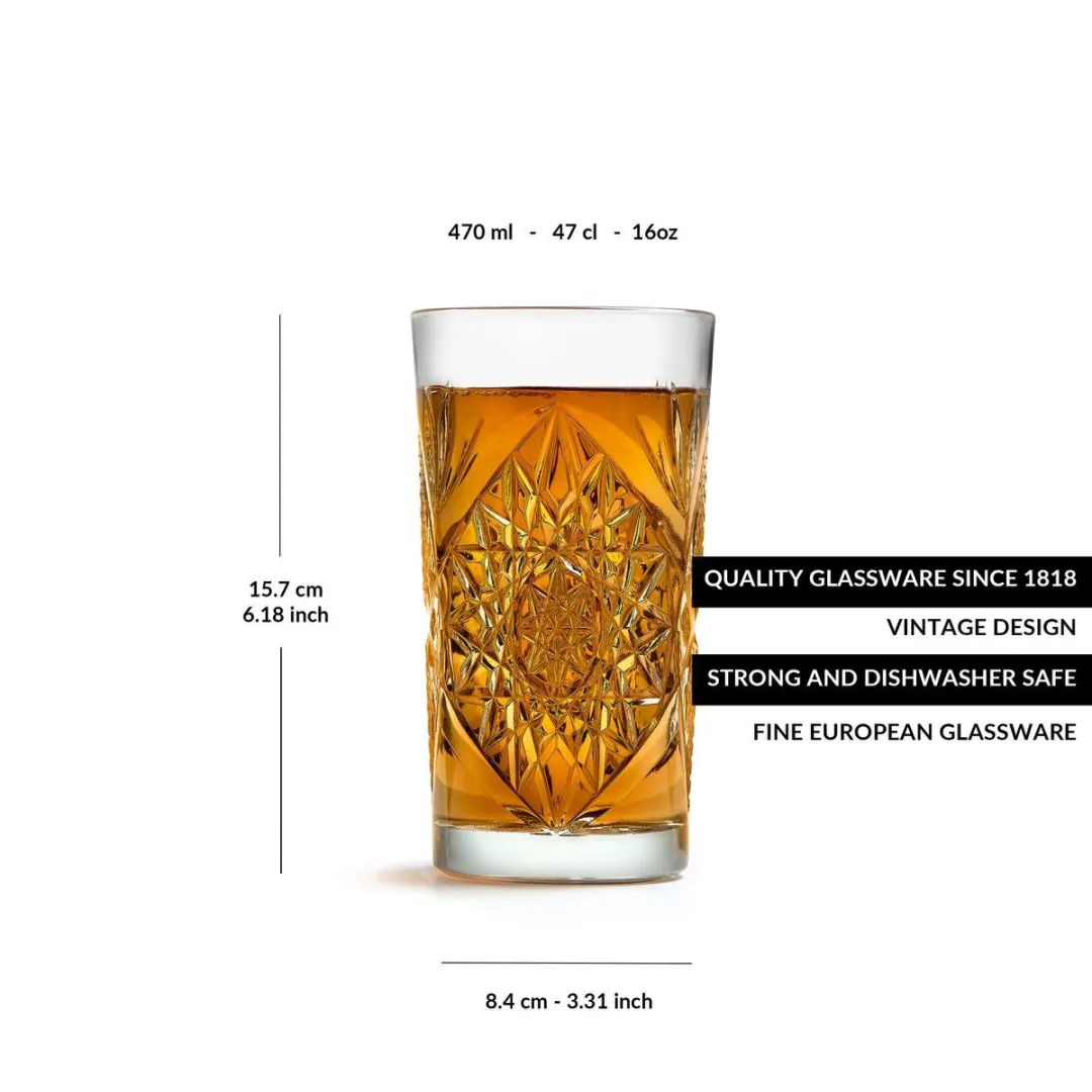 Libbey Hobstar Longdrinkglas 47cl - 6 Stuks