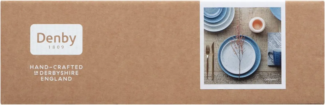 Denby Studio Blue Coupe Bord Medium - 4 Stuks ø 21cm