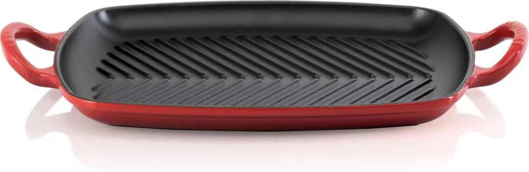 Le Creuset Grillplaat Signature Kersenrood 30x27cm