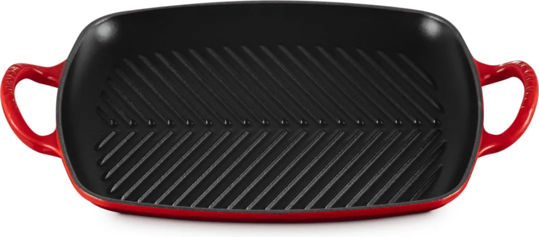 Le Creuset Grillplaat Signature Kersenrood 30x27cm