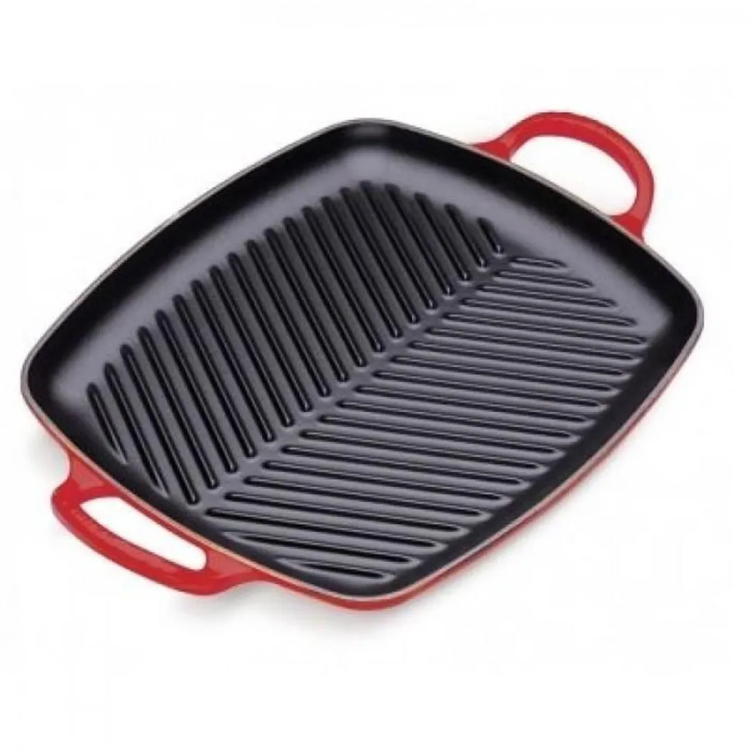 Le Creuset Grillplaat Signature Kersenrood 30x27cm