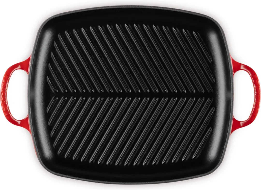 Le Creuset Grillplaat Signature Kersenrood 30x27cm