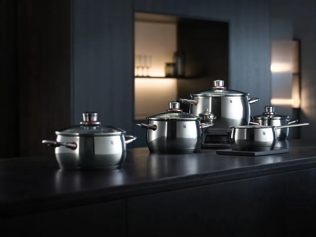 WMF Quality One - Pannenset - 5-delig - Geschikt voor Inductie - RVS - Inclusief Deksels