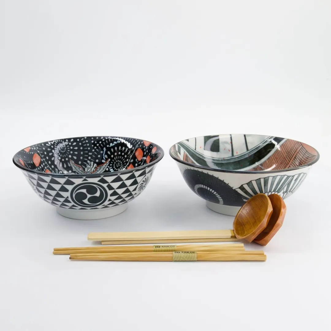 Tokyo Design Asakusa Ramen Geisha Set 33609 - 2 Personen - 6 Delen