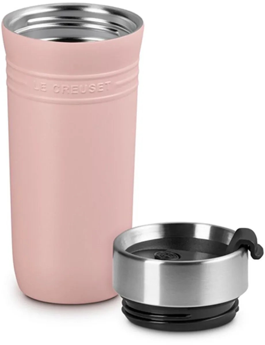 Le Creuset Thermosbeker On The Go 350ml - Roze - afbeelding 6 van 6