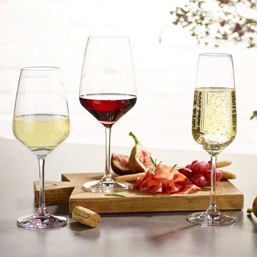 Villeroy & Boch Voice Basic Rode Wijnglazen 500ml - Set van 4
