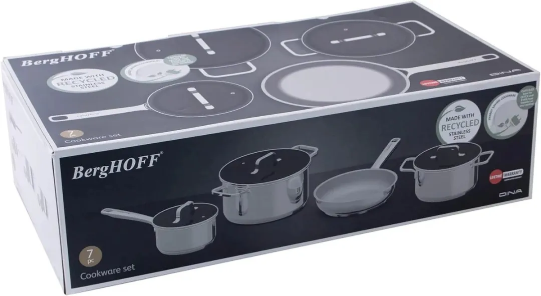 BergHOFF Helix 7-delige Kookpannenset RVS